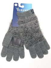 Isotoner Women's Dark Charcoal Gloves ONE SIZE NWT 36.00