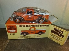 Brand New Trust Worthy 1940 Ford Pickup 10 Coin Bank Mint in Box 1/25 Scale
