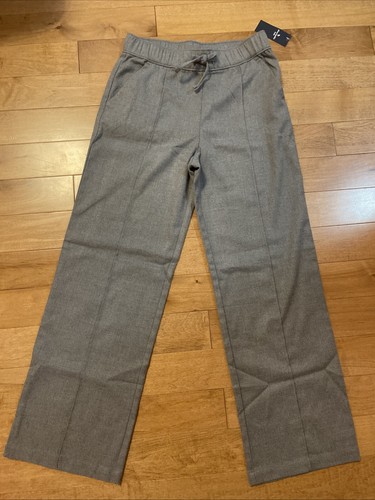 NWT Abercrombie Kids Girls Wide Leg Gray Dress Pants Size 15/16 - Picture 2 of 9