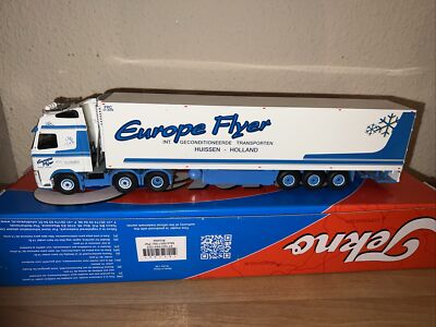 Tekno 1:50 Volvo FH Europe Flyer  Kühlkoffersattelzug Rarität