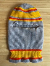 Vintage Knit Robber Ski Mask 1 Hole Balaclava 70s 80s