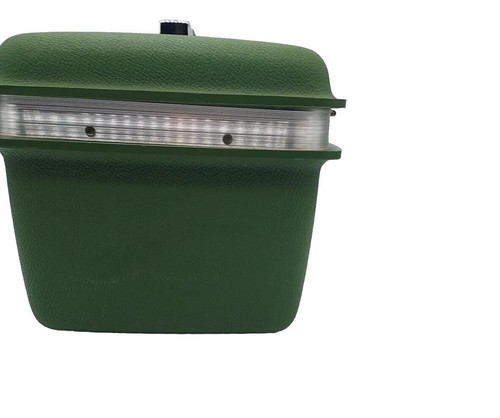 Samsonite Saturn Avocado Green Hard Shell Train Travel Makeup Case Tray No Key - Picture 2 of 17