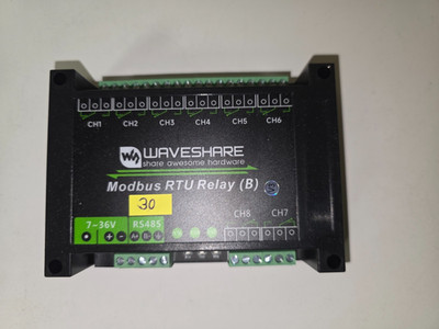 WaveShare Industrial Modbus RTU 8CH Relay Module (B) with RS485 neuwertig in OVP