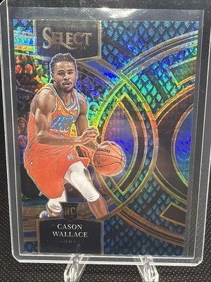 2023-24 Select #103 Cason Wallace RC Rookie Premier Dragon Scale 2/8 OKC Thunder