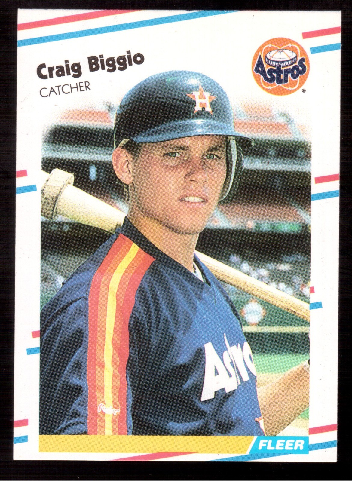 1988 FLEER UPDATE #U-89 CRAIG BIGGIO ROOKIE