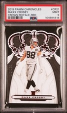 2019 Panini Chronicles Crown Royale Maxx Crosby RC /199 PSA 9! Oakland Raiders!
