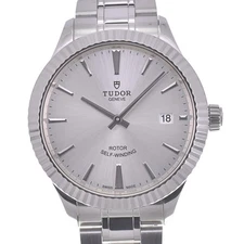 discount TUDOR style 12510 Stainless Steel Date SilverDial Men's Watch Q#140748