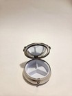 Silver Tone Rope Art Design 3 Compartment Pill Box With Mirror Inside , 2 Inches — photo 5