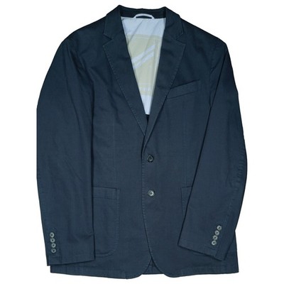 Daniel Hechter Paris 50 L sport coat dark blue men's jacket blazer business soft