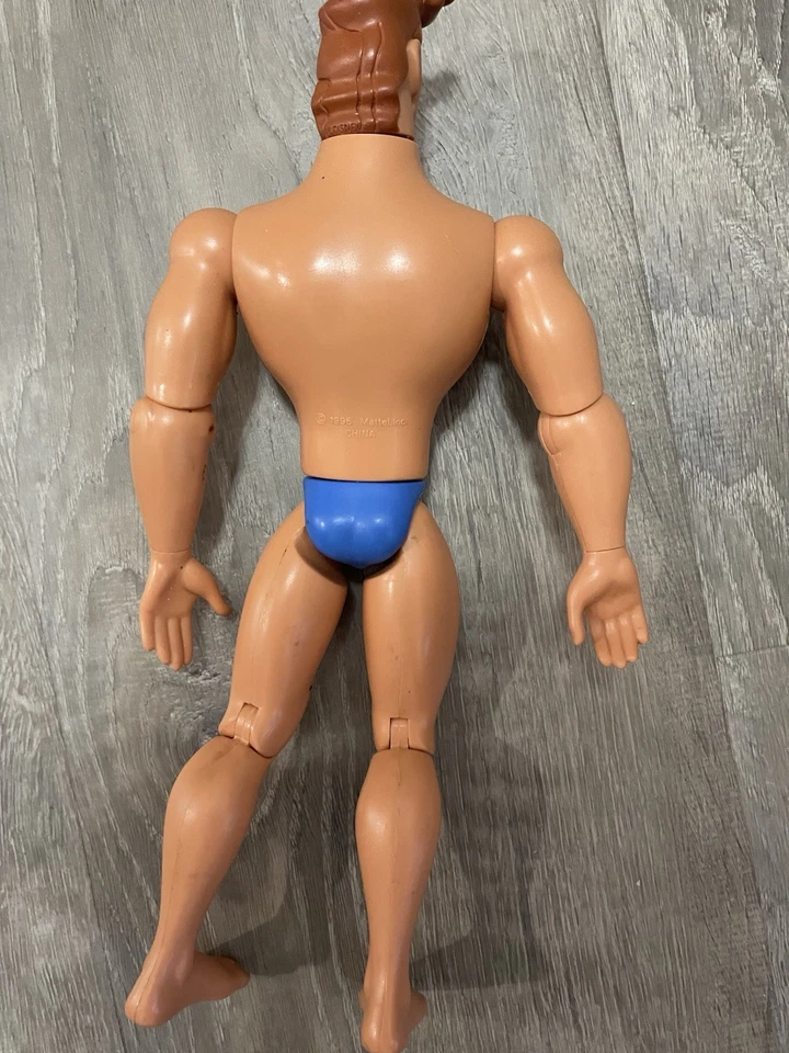 Figura de muñeca de acción de 12" Golden Glow Hercules Hero de Disney Mattel 1996 de colección Foto 3 de 4