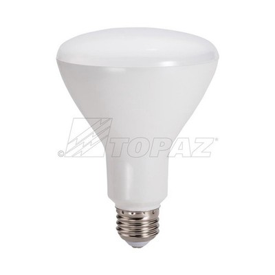 (6-PACK)Topaz LED BR30 Reflector Bulb 8W 650lm 3000K Warm White Dimmable Frosted