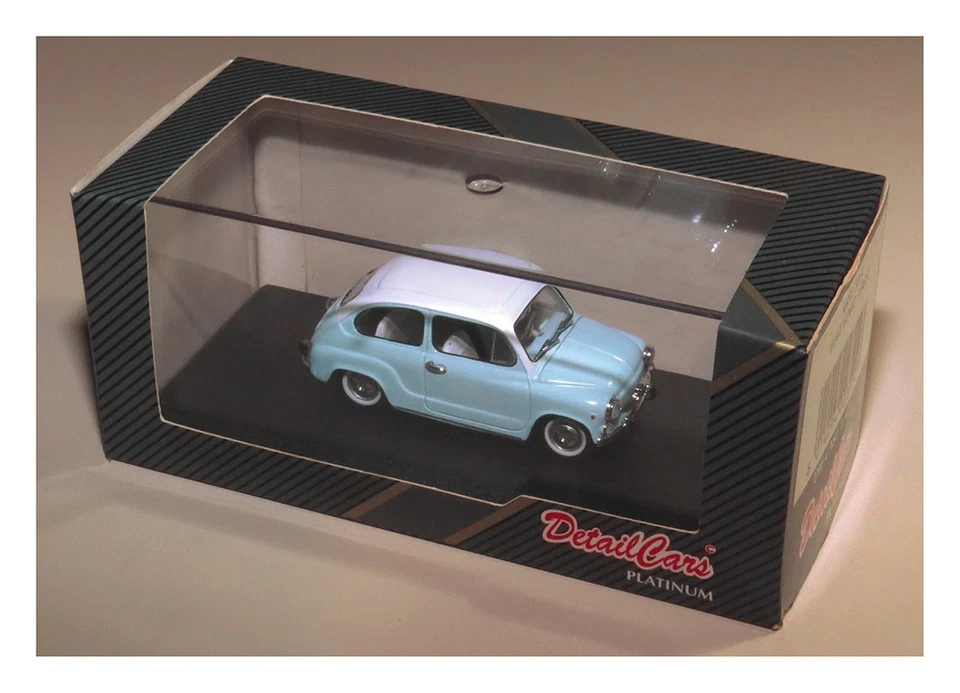 DETAIL CARS 1:43 FIAT 600 D BICOLOR (1965) - Imagen 3 de 3