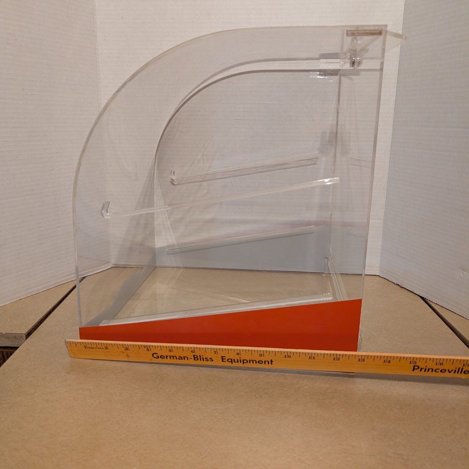 Otis Spunkmeyer Bakery Display Case Countertop Clear Dome Rear Door (no tray)