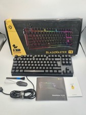 BladeMaster TE Drevo Mechanical Gaming Keyboard Gateron RGB TKL Spanish Layout