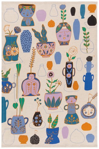 Still Life Cotton Linen Blend Kitchen Towel 18 x 28 inches, Set of 2 - Picture 3 of 5