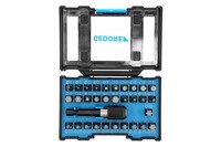 Gedore Bit-Box Industrie, 32-Teilig, Bit-Set Mit Bit-Halter Und