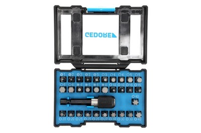 GEDORE Bit-Box Industrie, 32-teilig, Bit-Set mit Bit-Halter und