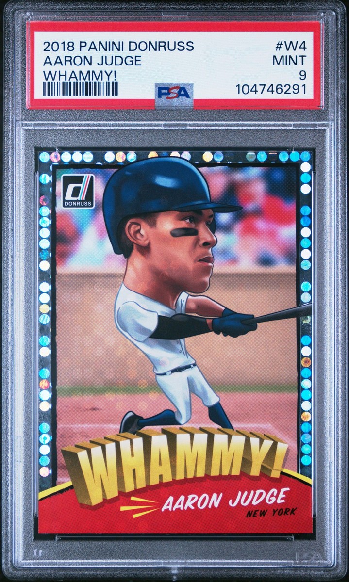 2018 PANINI DONRUSS WHAMMY! #W4 AARON JUDGE PSA 9 | eBay
