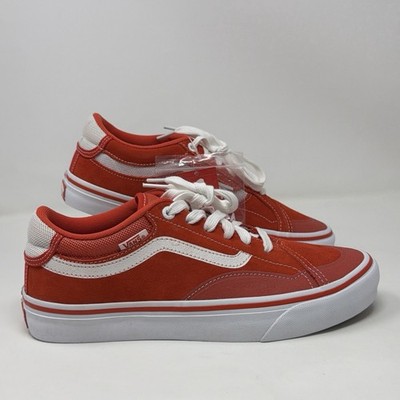 Vans Trujillo Pro Skate Shoes Red White Duracap Mens 6.5 STORE MODEL