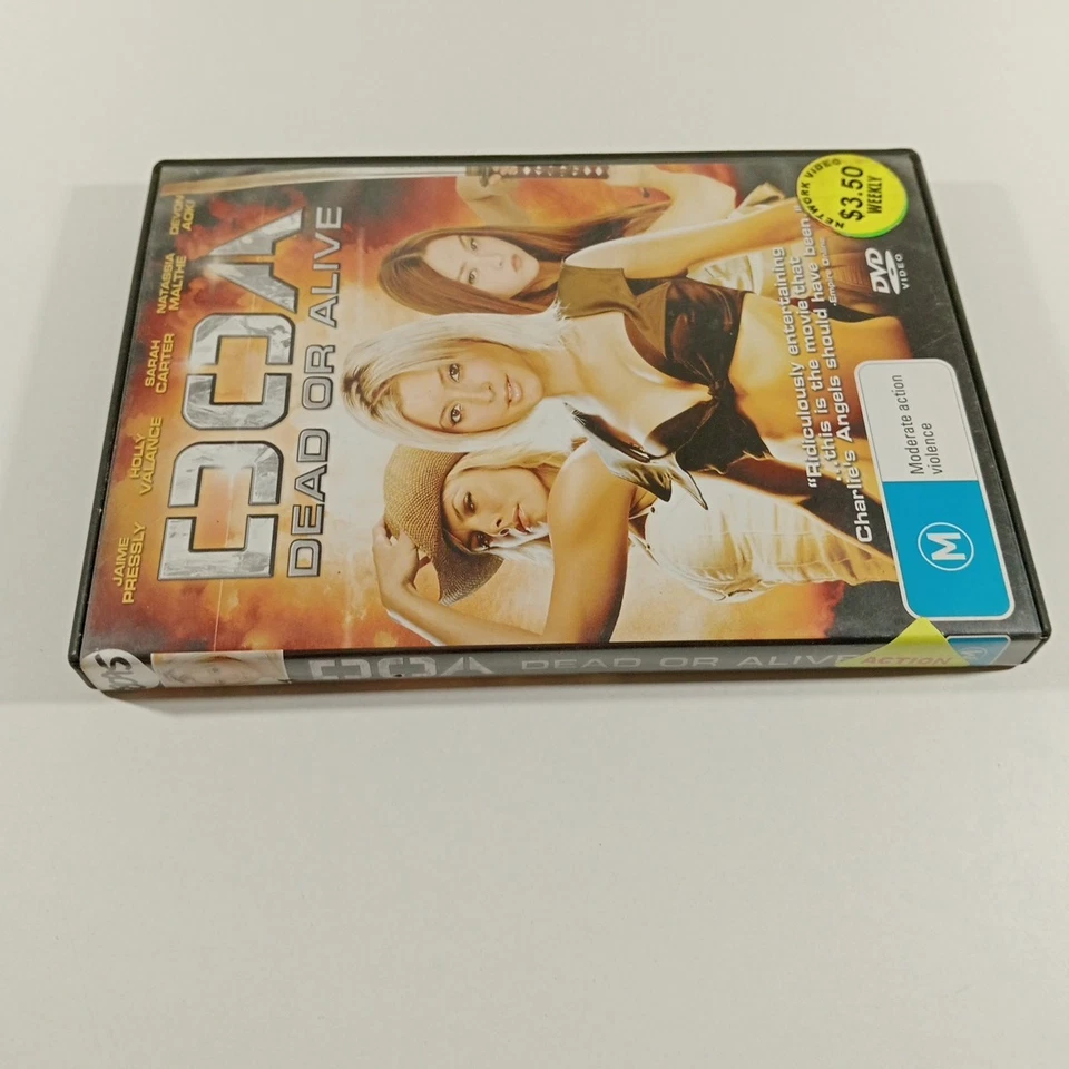 DOA Dead or Alive DVD Región 4 PAL Video Store Ex Alquiler Película Holly Cenefa Foto 3 de 4