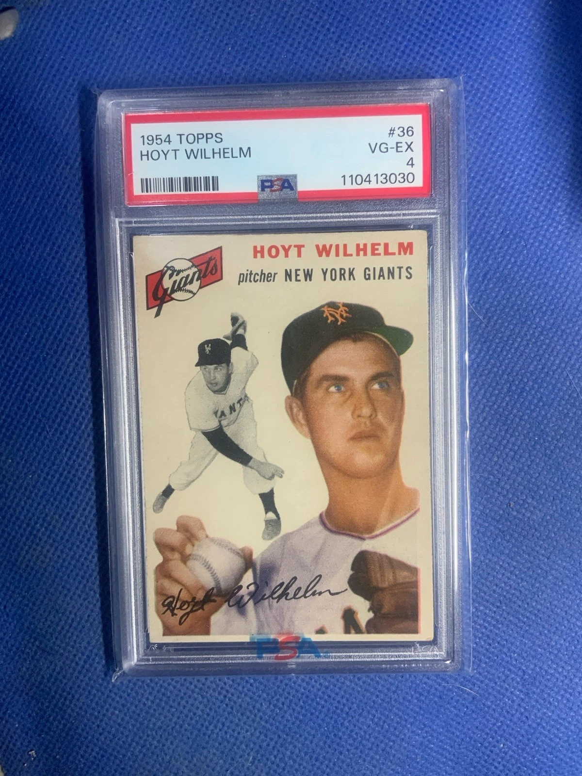 Deal for 1954 Topps Hoyt Wilhelm #36 - PSA 4 - HOF - Giants