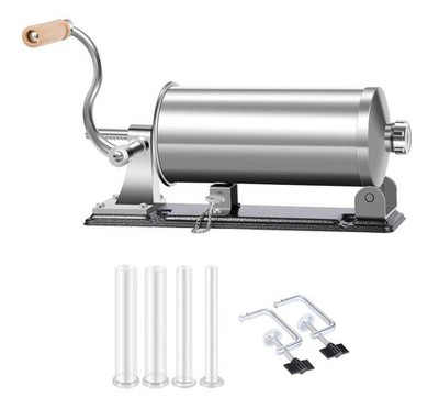 MASTER FENG Wurstfüller - Edelstahl hausgemachte Wurstmaschine 6 Pfund / 3,5