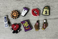 Set of 9 Miscellaneous Croc Charms