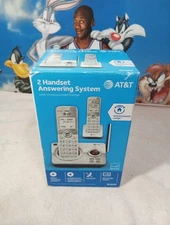 AT&T EL52219 2 Handset Cordless Answering System Caller ID Call Waiting New 5