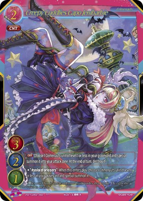 Gate Ruler TCG 2021GB02-S02 ???  Creepy Cuddlies Capo Jenibarbie GB02 - Onslaugh