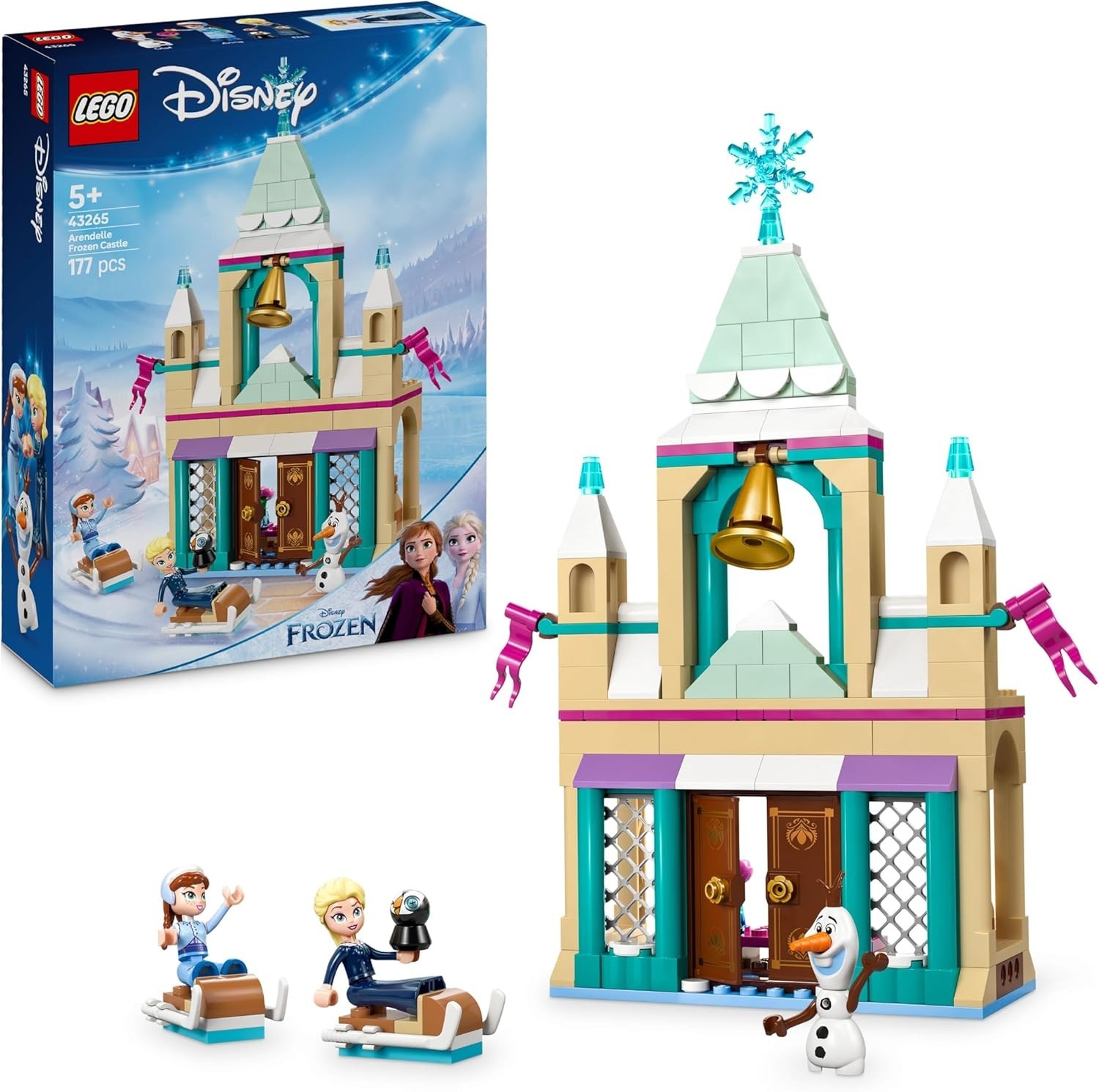LEGO Disney Reine des neiges Le château de Glace d’Arendelle 43265 jouet plastique enfant
