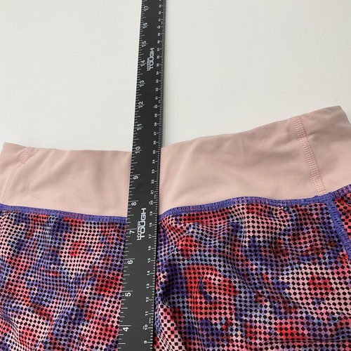 Pantalones Cortos Lululemon Speed Up 4 Gimnasio Flores Multi Como Nuevo Rosa Correr Atletismo - Imagen 7 de 8
