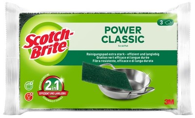 Scotch-Brite Scheuerpad Classic grün 3er Pack