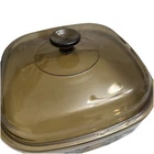 Vintage Corning Ware A-10-B Abundance 2.5L Casserole Dish With Pyrex A12C Lid