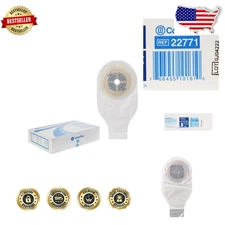 Active Life Drainable Pouch 10pk Cut-to-Fit Stomahesive Skin Barrier Transparent