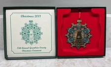 2001 GREENBRIER COUNTY WV 15th ANNUAL ORNAMENT CONFEDERATE STATUE CIVIL WAR
