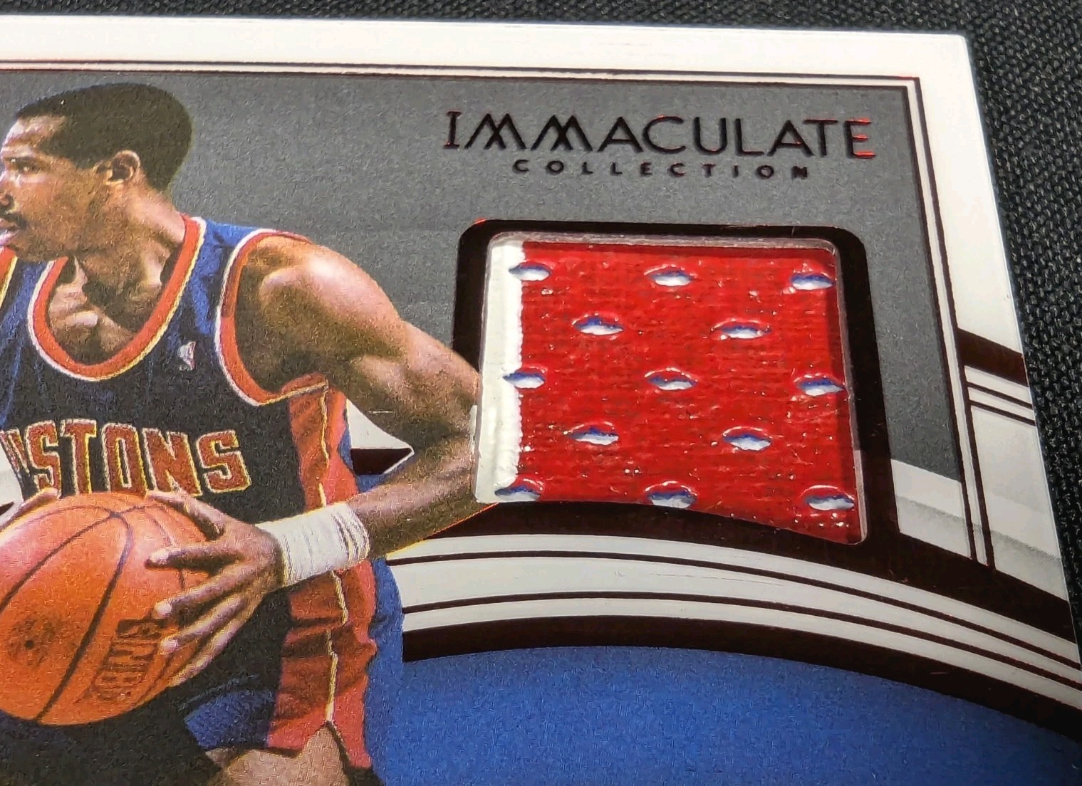 GAME USED/WORN AUTO #1/25 ADRIAN DANTLEY 2 CLR JSY 2021-22 Immaculate Collection view 5