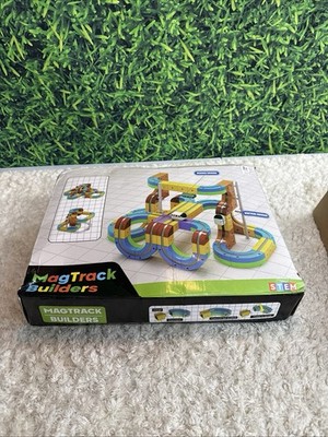 MagTrack Builders, 123 Pieces, Building Train Set, STEM *READ