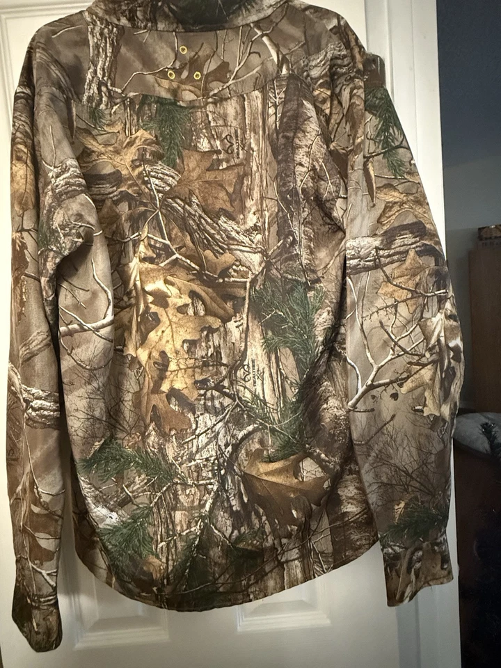 RealTree Xtra Shirt Mens Large Hardwood Camo Long Sleeve Button Up Hunting - Image 4 of 4