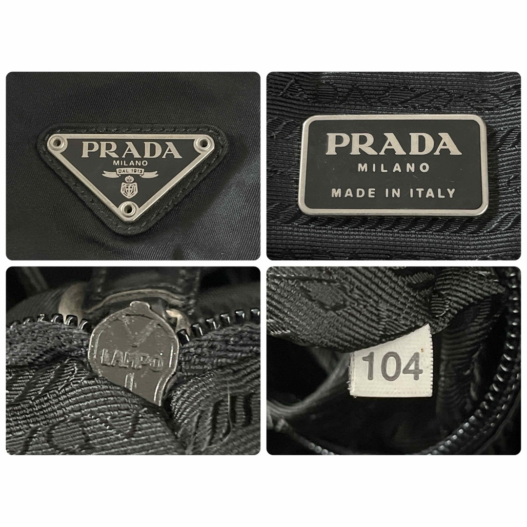 Prada Drawstring Backpack Triangle Logo Mini Back… - image 9