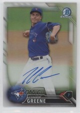 2016 Bowman Chrome Prospects Refractor 430/499 Conner Greene #BCAP-CG Auto sh7