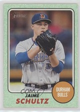 2017 Topps Heritage Minor League Edition Green 31/50 Jaime Schultz #141 8d2