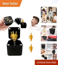 Middle Finger in a Box - Hilarious Prank Gift Box for Adults, Compact & Fun