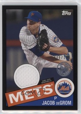 2020 Topps 1985 Baseball Relics Series 2 Black 6/199 Jacob deGrom #85TR-Jd 0p5z