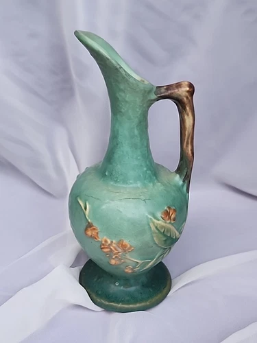 Rare Vintage Roseville Bud Vase Green