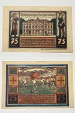 Rothenburg Germany Notgeld 75 Pfennigs Note #CA-009