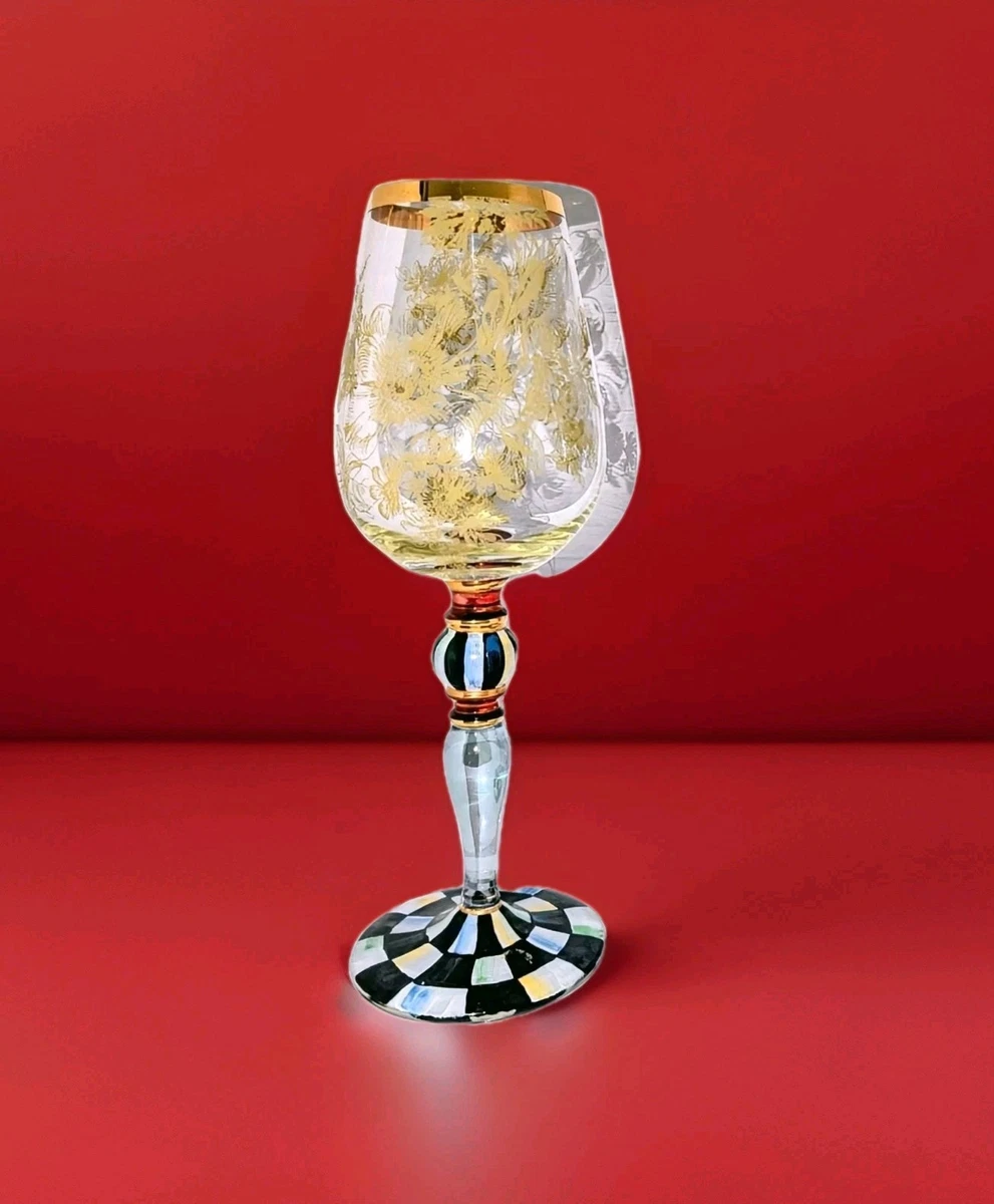 Flûtes à champagne fait main 2 Verres à vin avec fleurs Service vaisselle 591460901 - BUY