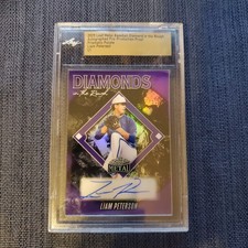 2025 Leaf Metal Liam Peterson Pre-Production Proof AUTO AUTOGRAPH RC TRUE 1/1