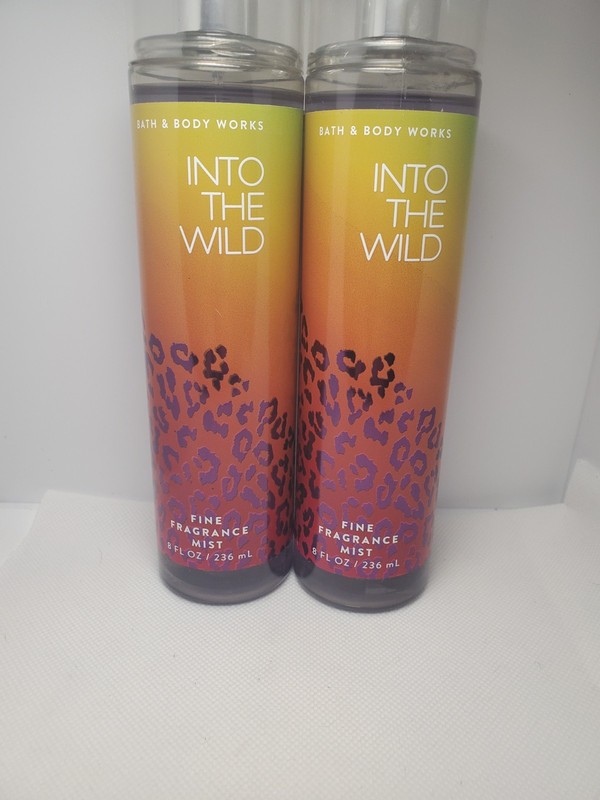 BATH & BODY WORKS- INTO THE WILD- FRAGRANCE BODY MIST 8 FL OZ EACH Set Of 2 