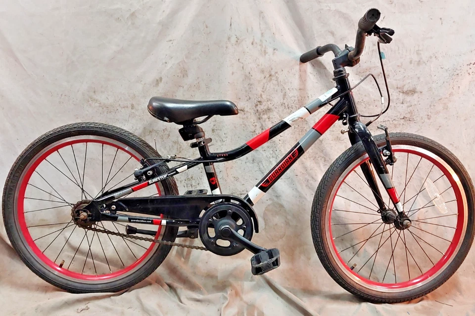 2022 Guardian Ethos Single Speed 20" Kinderfahrrad SS Single schwarz Stahl V-Brakes :)