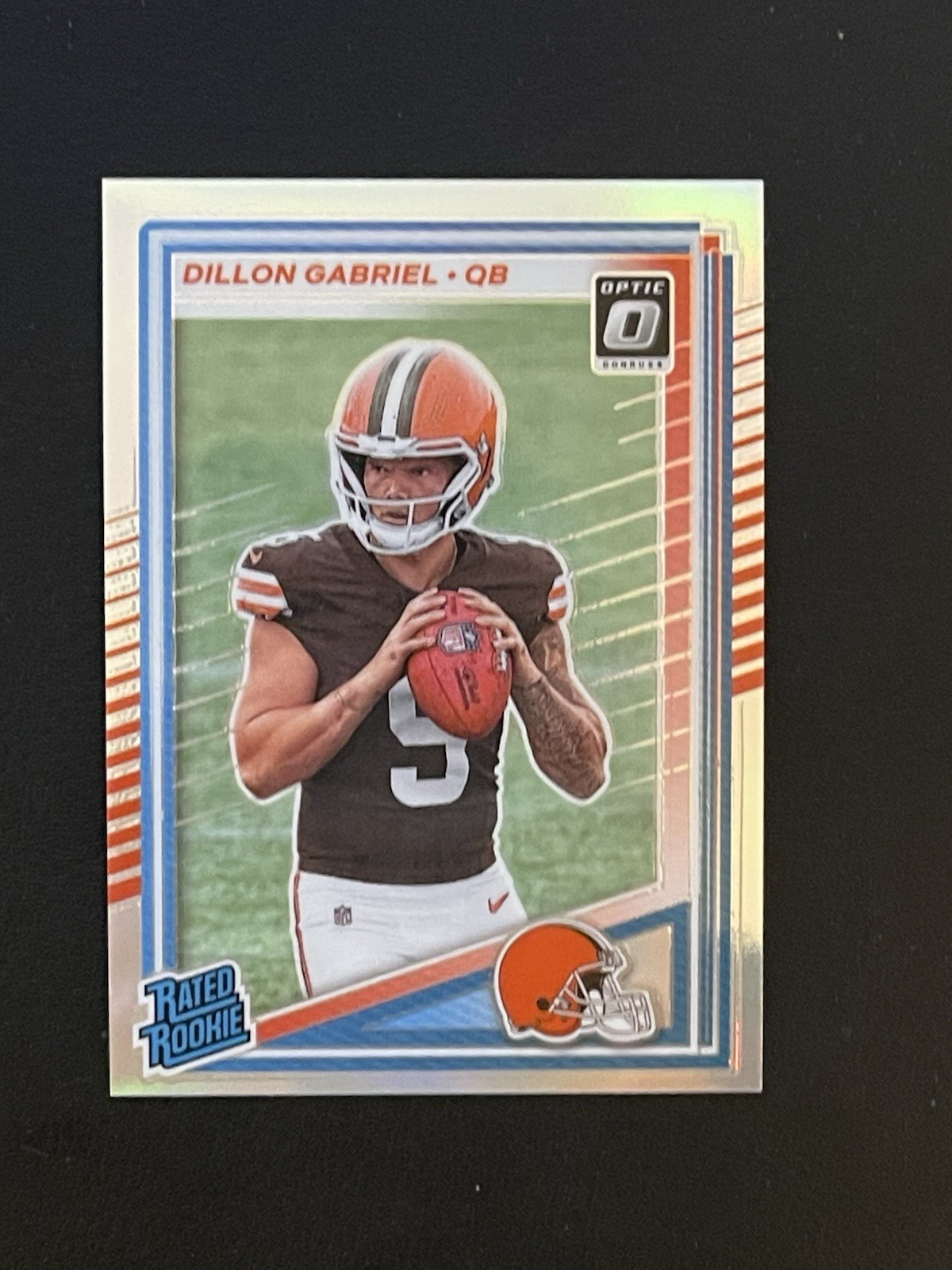 2025 Panini Donruss Dillon Gabriel Optic Preview SILVER PRIZM Rated Rookie SSP